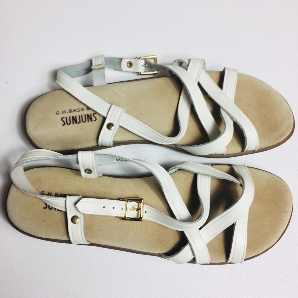 GH Bass & Co Margie Summer Ladies White Sandals